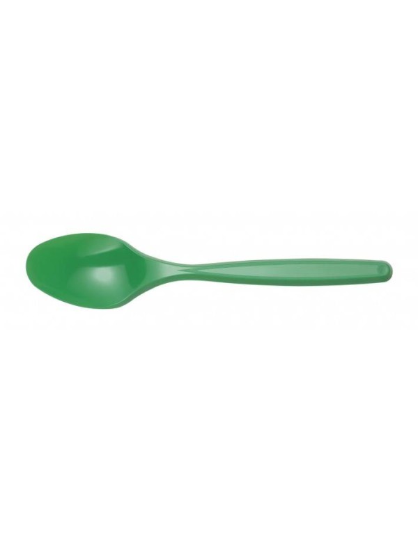 Cucchiai in Plastica Verdi Set.10pz.