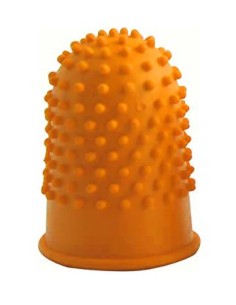 Thimbles in Orange Rubber...