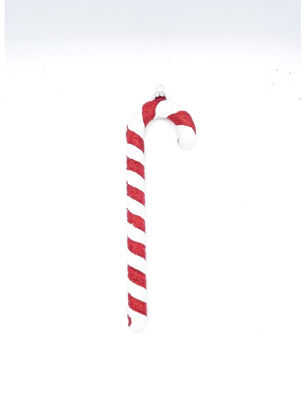 Christmas Decoration Candy Cane Glitter 25cm