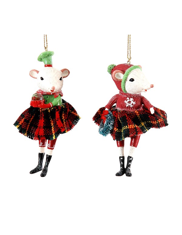 Addobbo Albero Di Natale Topolini Con...