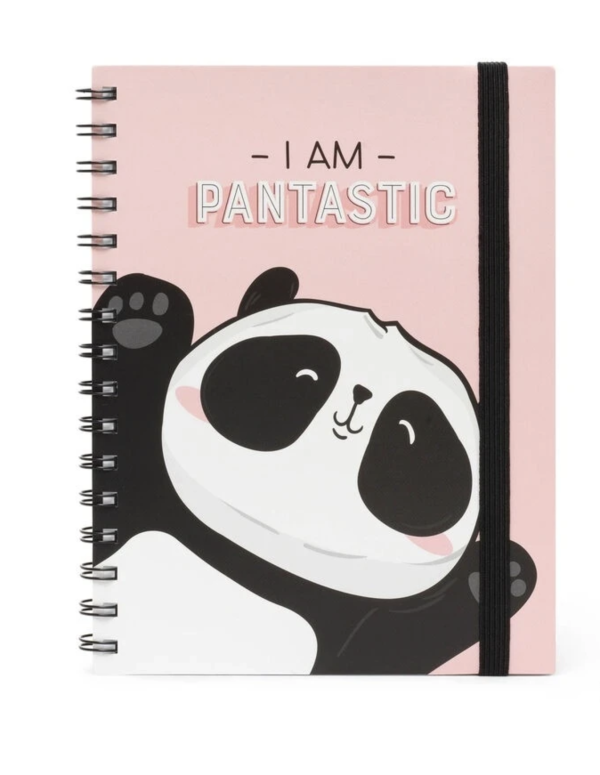 Legami Quaderno A5 Righe Spiralato Panda