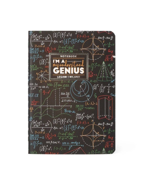 A6 genius notebook stripes notebook