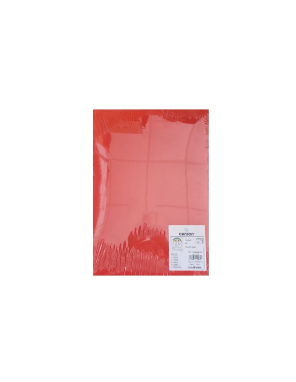 Canson A3 Cardstock Vivaldi 185g 50 Sheets Tomato Red