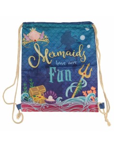 Backpack with Laces Mermaids Have More Fun