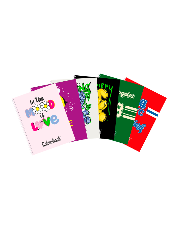 Colourbook Maxi Quaderno A4 Spiralato Acidaisy