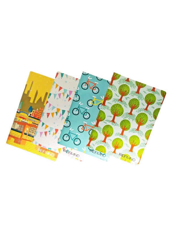 Fabriano Maxi Quaderno A4 Fantasie Assortite