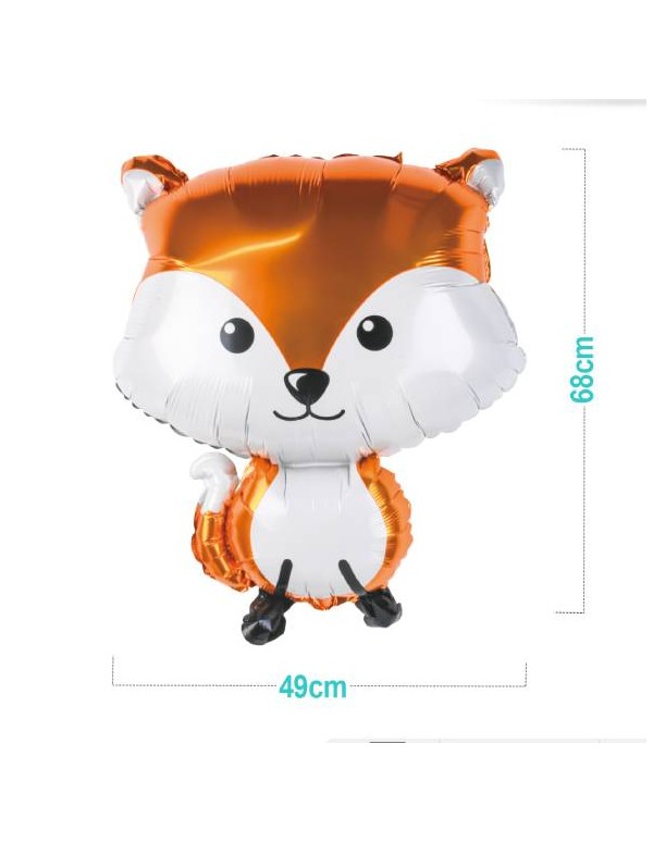 Palloncino Mylar Volpe Oro 68cm