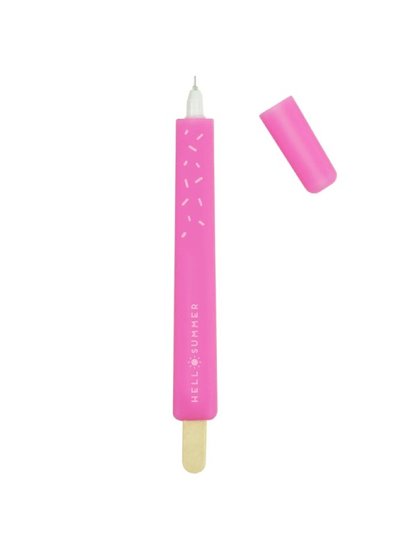 Legami Penna Gel Hello Summer Ghiacciolo Rosa