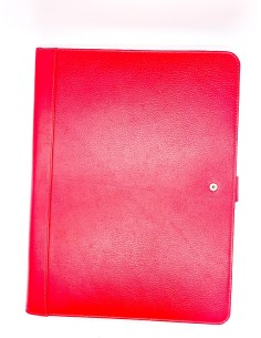 Notepad In Eco-Leather Red A4