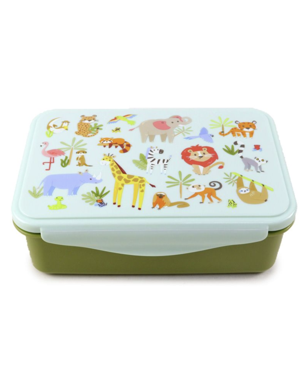 Porta Pranzo Con Chiusura A Clip Animali Dello Zoo