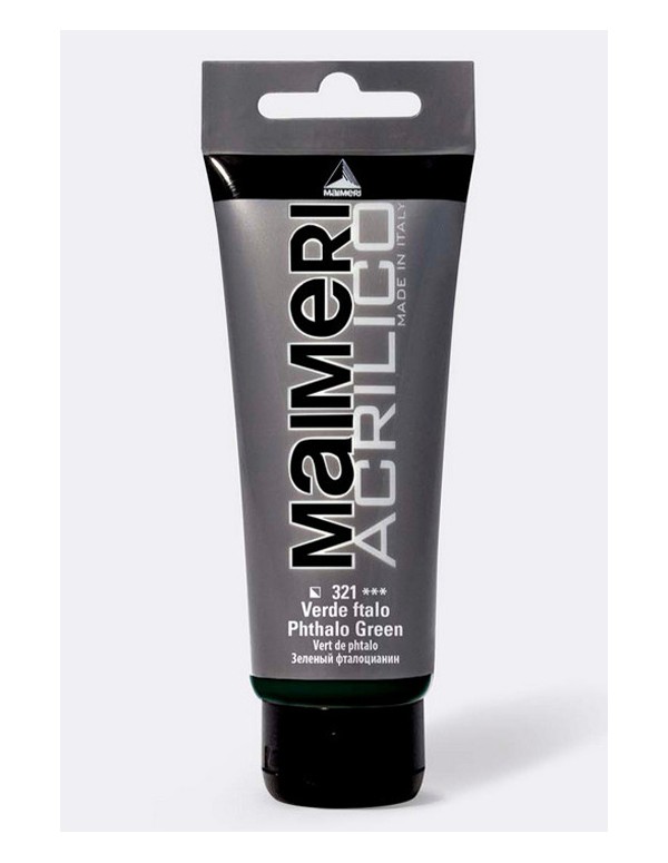 Maimeri Vernice Acrilica Verde Ftalo 75ml