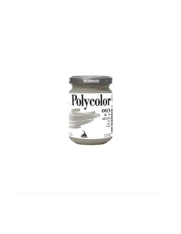 Polycolor 003 Maimeri Argento Tempera Vinilica 140ml