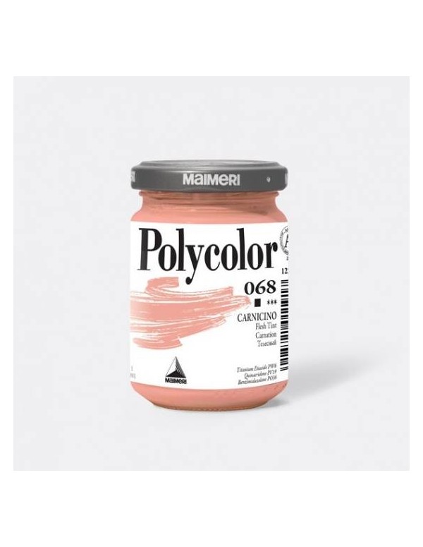 Polycolor 068 Maimeri Rosa Carnicino Tempera Vinilica 140ml