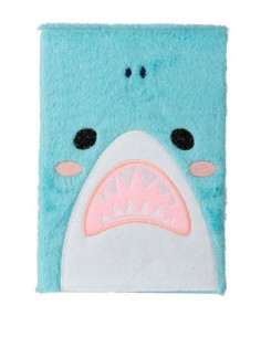 A5 Notebook Shark Plush