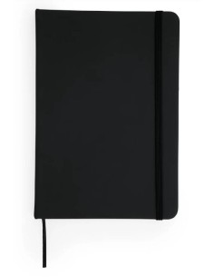 Plain Reporter Notebook White Pages Spring Clousure 13x21cm 192 Sheets Paper Concept