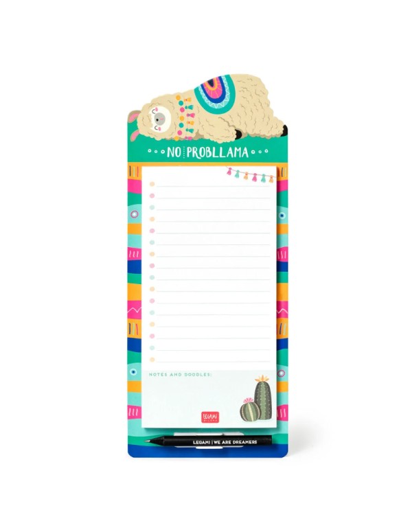 Block Notes Magnetico Lama Con Matita Legami