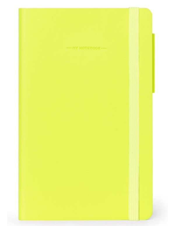 Legami Striped Notebook Yellow