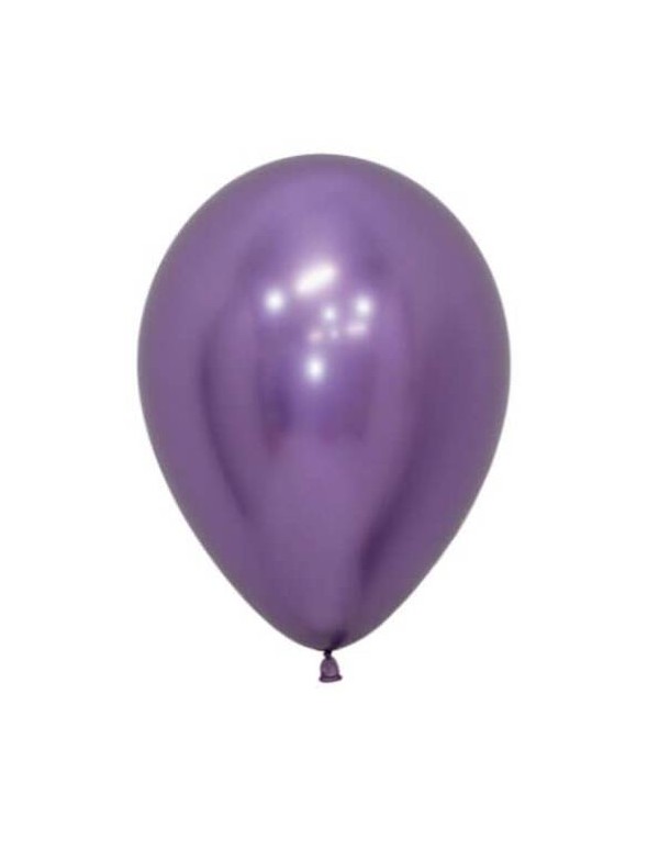 Palloncino Lattice 30cm/12" Cromato - Gonfiato ad Aria/Elio