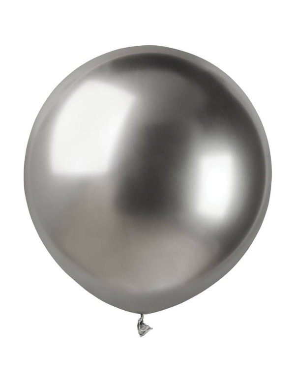 Palloncino Lattice 60cm/24" Cromato - Gonfiato ad Aria/Elio