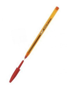 Bic Cristal Large Red Pen
