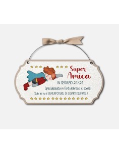 Super Friend Rectangular Plaque With Dedication