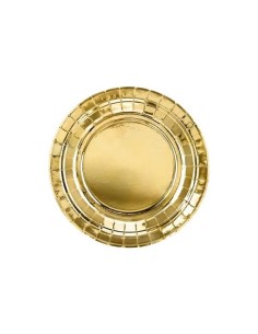 6 Piatti Oro 18cm