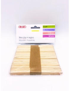 Wooden Flat Sticks 115mm...