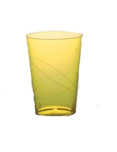 Red Plastic Glass 250Cc