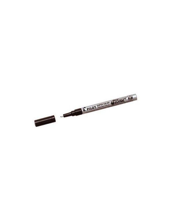 Pilot Pennarello Marker Super Color Punta Fine Argento