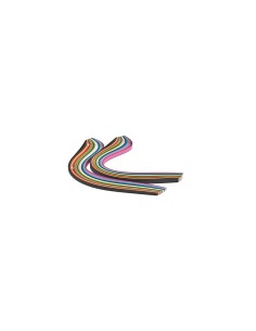 Cartoncino A Strisce 1,5x50cm Colori Assortiti 200pz