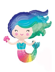 Colourful Mermaid Balloon