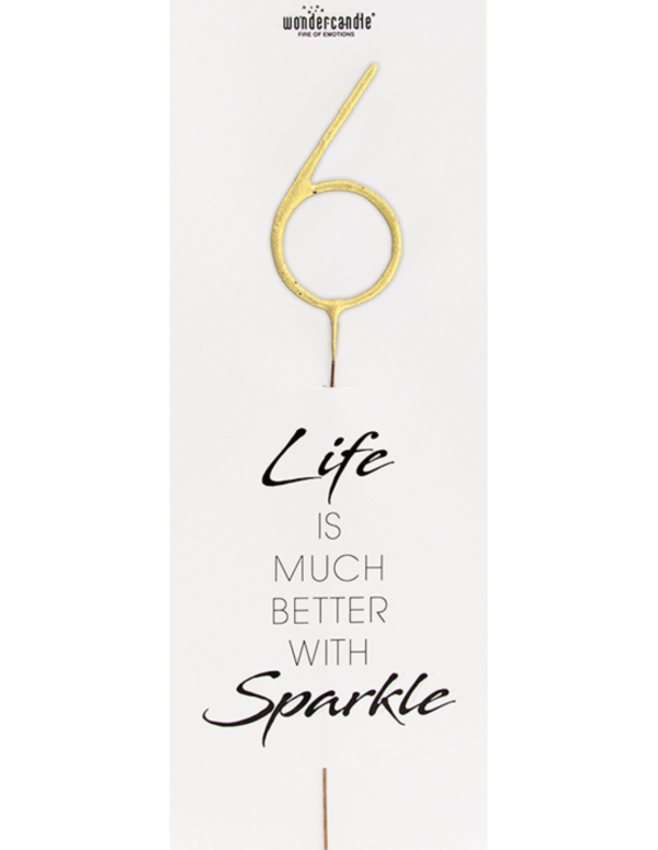 Candeline Giganti Numeri Compleanno Scintille Oro