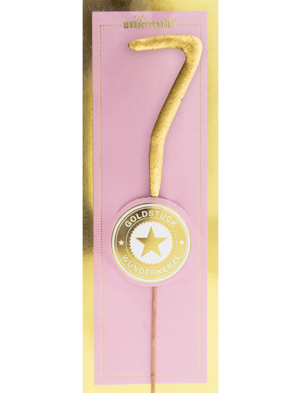 Mini Candeline Numeri Compleanno Scintille Oro