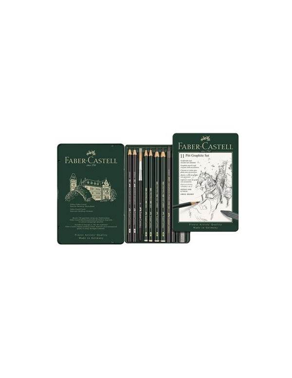 Set Matite E Crete Grafite Con Accessori Faber-Castell 11pz