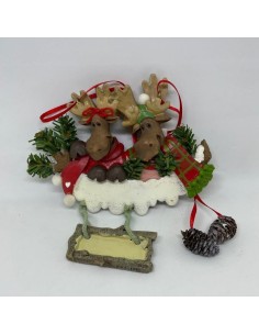 Customizable Elk Christmas Tree Decoration