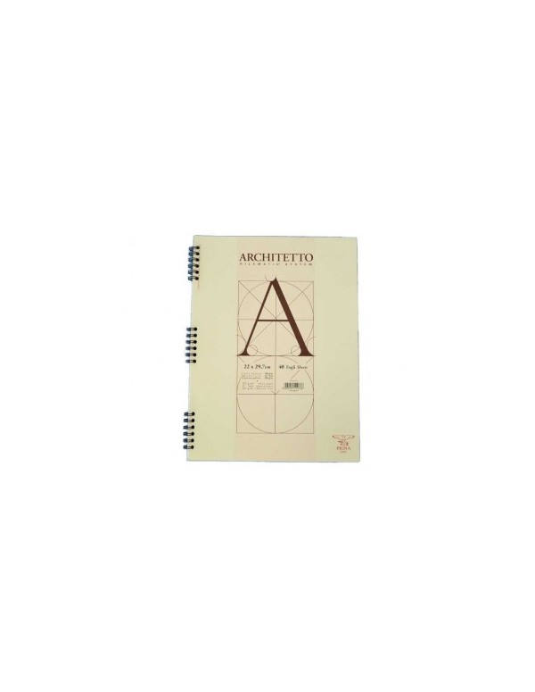 Pigna Blocco Architetto Spiralato A4 100g