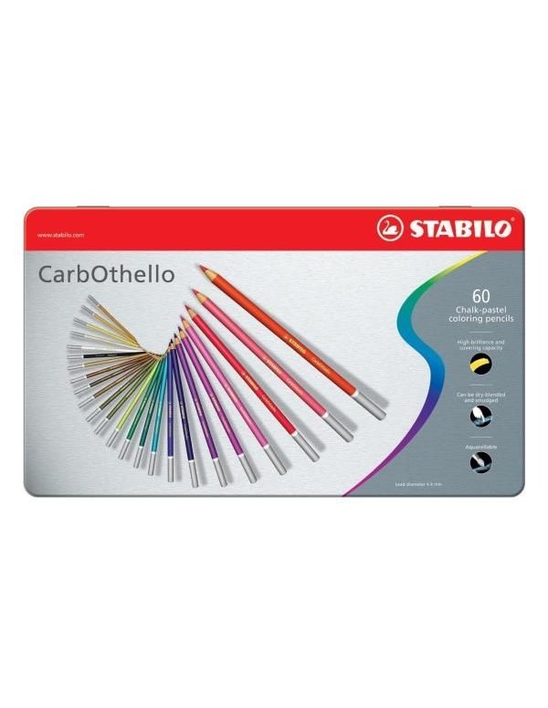 Stabilo Carbothello Scatola Metallo 60 Matite Colorate
