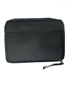 Portadocumenti Sottobraccio Professionale In Pelle Nero Chiusura Zip
