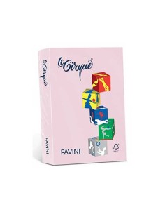 Ream Of Colored Paper Favini A4 Le Cirque Pink 160g 250 Sheets