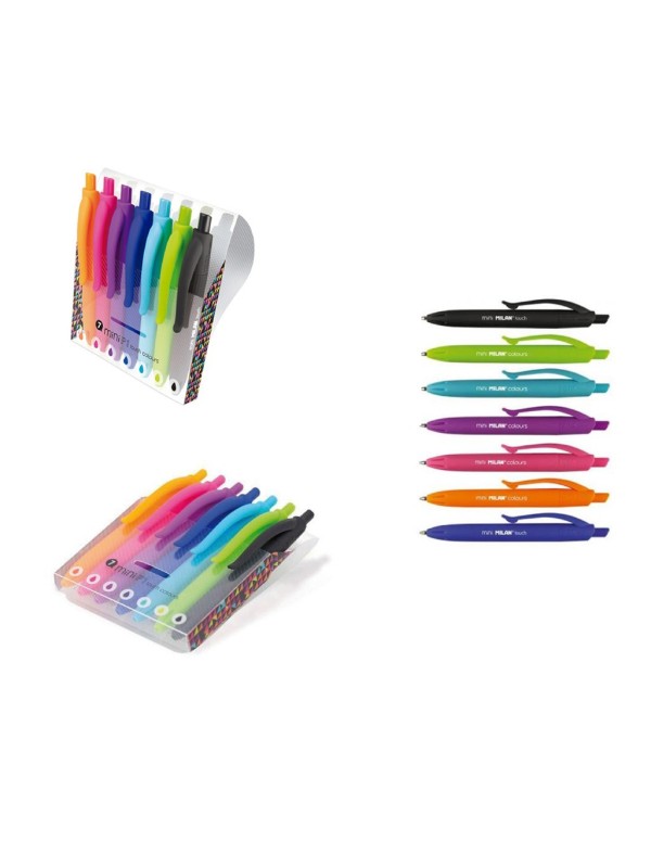 Set 7 Mini Pens Milano P1 Touch Colors 1mm