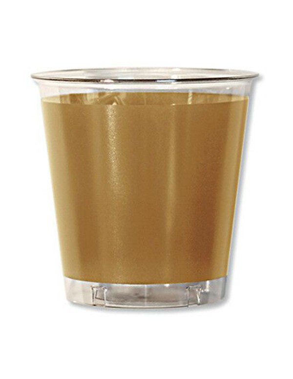 Set Bicchieri In Plastica Oro...