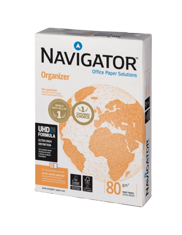 Stack Of 500 A4 Sheets For Printing Navigator 80g Print