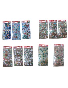 Adesivi Natalizi Sagome Di Natale Assortite