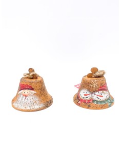 Addobbo Albero Di Natale Campanelle Natalizie Stile Antico