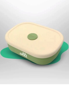 Green Silicone Lunchbox