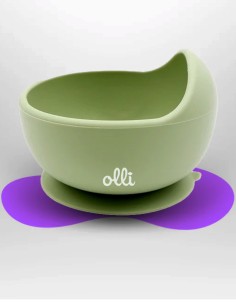 Ciotola In Silicone Verde Olli