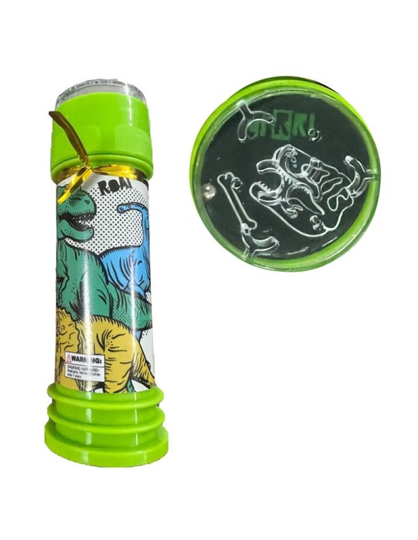 Soap Bubbles With T-Rex Dinosaur Maze