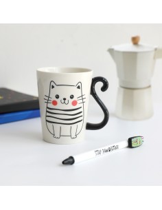 Tazza In Ceramica Gatto Bianco 2
