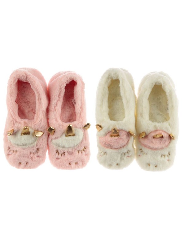 Pantofole Peluche Riscaldabili Unicorno