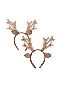 Christmas Reindeer Antlers Hairband Glitter